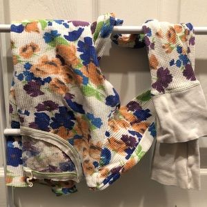 Free people floral thermal size medium.